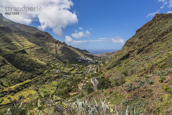 Spanien  Gran Canaria  Valle de Agaete  Agaete