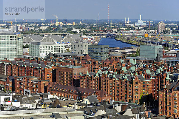 Deutschland  Hamburg  Hafen  Speicherstadt und Hafencity