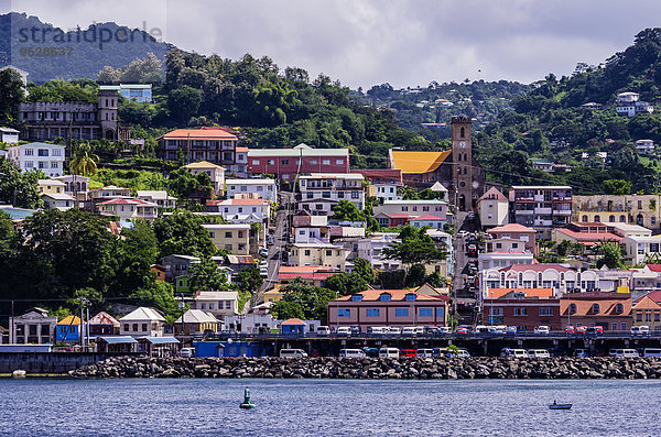 Antillen  Kleine Antillen  Grenada  Blick auf St. George's
