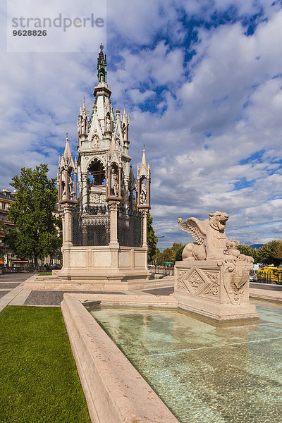 Schweiz  Genf  Braunschweig Monument