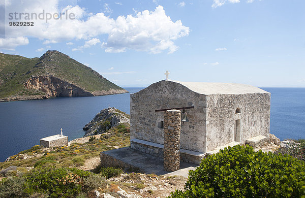 Griechenland  Porto Kagio  Kapelle am Meer
