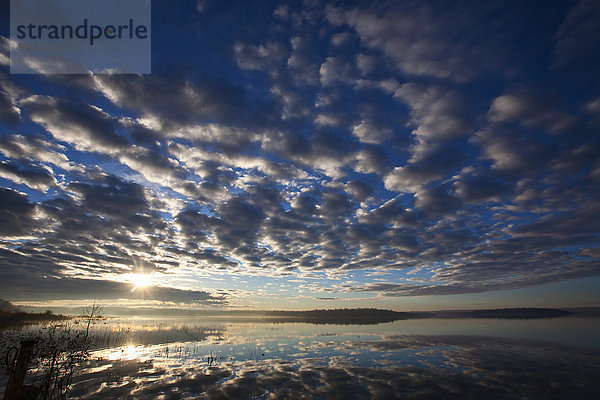 Muster Wasser Wolke Tischset Himmel über dramatisch See Schnittmuster Sonne