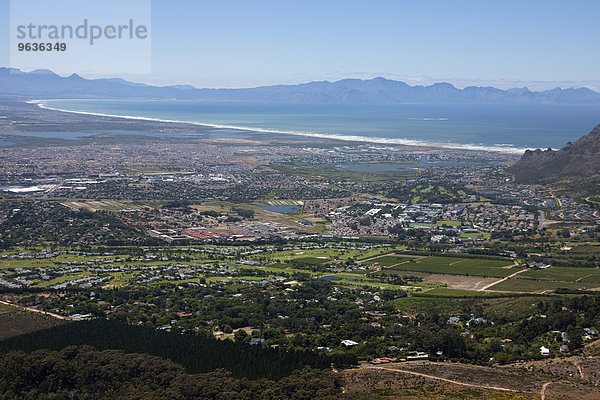 Aerial view of city  Hout Bay