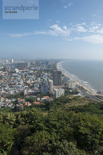 Überblick über die Stadt  V?ng Tàu  Provinz Bà R?a-V?ng Tàu  Vietnam  Asien