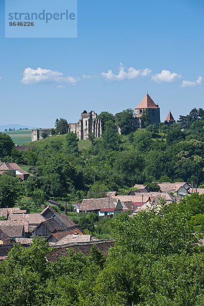 Burg Slimnic  bei Sibiu  Rumänien  Europa