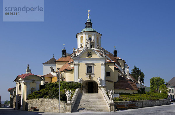 Kalvarienberg mit der Haydenkirche oder Bergkirche  Wallfahrtskirche  Eisenstadt  Burgenland  Österreich  Europa