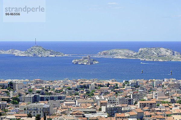 Vorgelagerte Inseln  Marseille  Département Bouches-du-Rhône  Provence-Alpes-Côte d?Azur  Frankreich  Europa