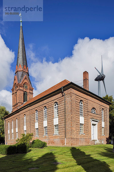 St.-Gertrud-Kirche  Altenwerder  Hamburg  Deutschland  Europa