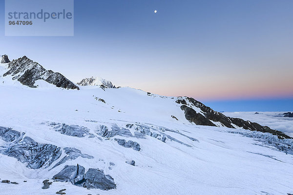 Gletscher Glacier du Tour  Mont-Blanc-Massiv  Frankreich  Europa