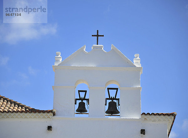 Glockenturm  Yaiza  Lanzarote  Kanarische Inseln  Spanien  Europa