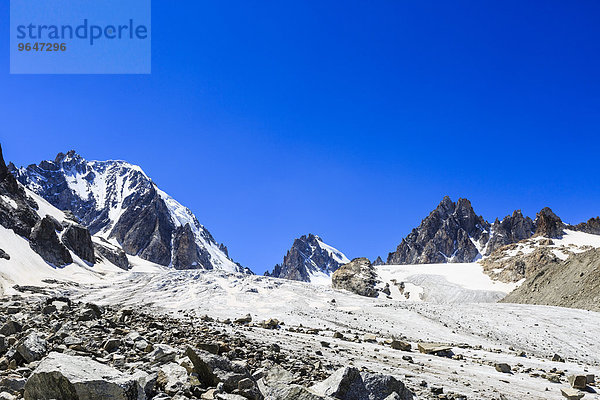 Glacier du Saleina  Mont-Blanc-Massiv  Alpen  Wallis  Schweiz  Europa