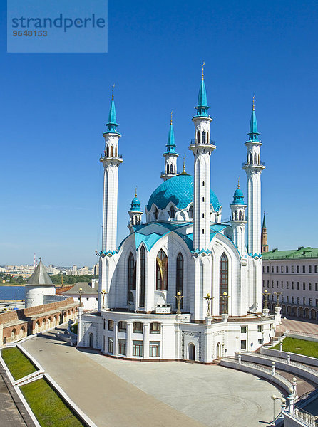 Qol Sharif Moschee im Kasaner Kreml  UNESCO-Weltkulturerbe  Kasan  Republik Tatarstan  Russland  Europa