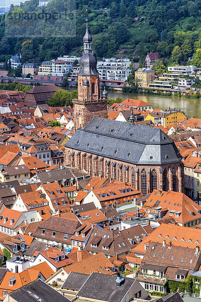 Heiliggeistkirche  Heidelberg  Baden-Würtemberg  Deutschland  Europa