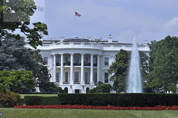 Das Weiße Haus  Washington DC  USA  Nordamerika