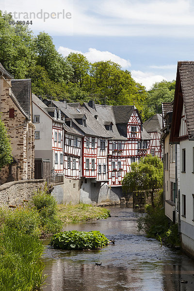 Fachwerkhäuser  Monreal  Rheinland-Pfalz  Deutschland  Europa