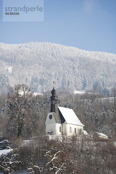 Wallfahrtskirche Maria Hilf oder Hilfbergkirche Mondsee  Mondsee  Salzkammergut  Oberösterreich  Österreich  Europa