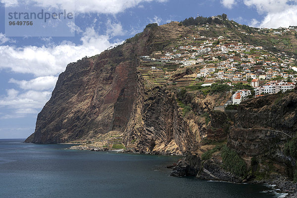 Steilküste Cabo Girao  Madeira  Portugal  Europa