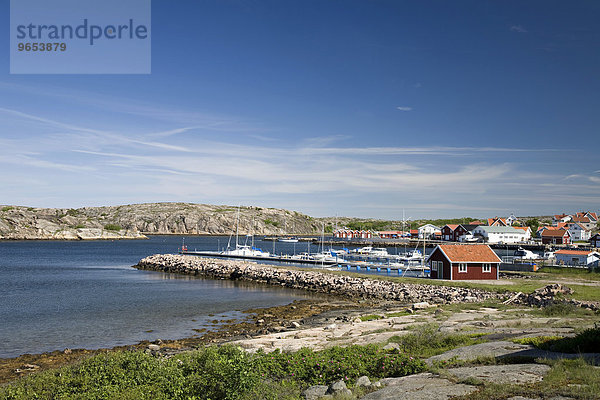 Hafen  Väjern  Bohuslän  Schweden  Europa