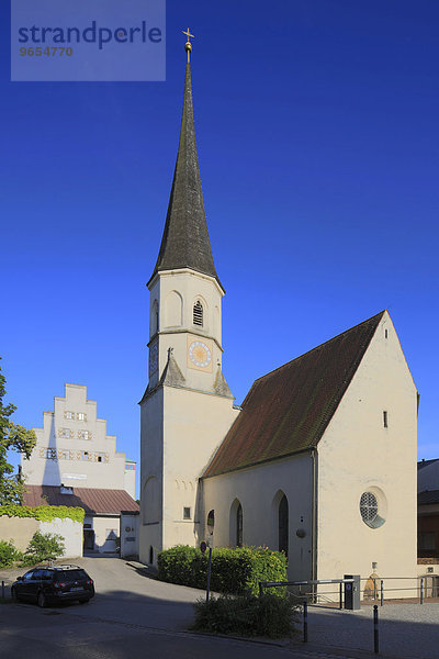 St. Ägidius Kapelle  Wasserburg am Inn  Oberbayern  Bayern  Deutschland  Europa