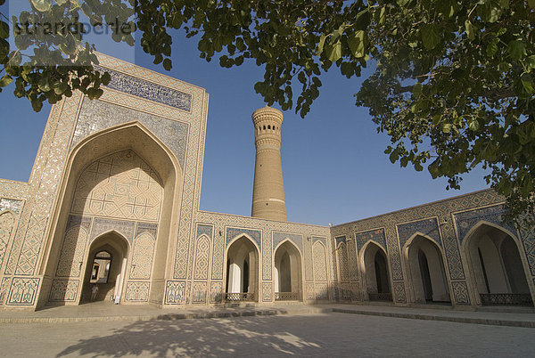 Kalon Moschee  Buchara  Usbekistan  Zentralasien  Asien