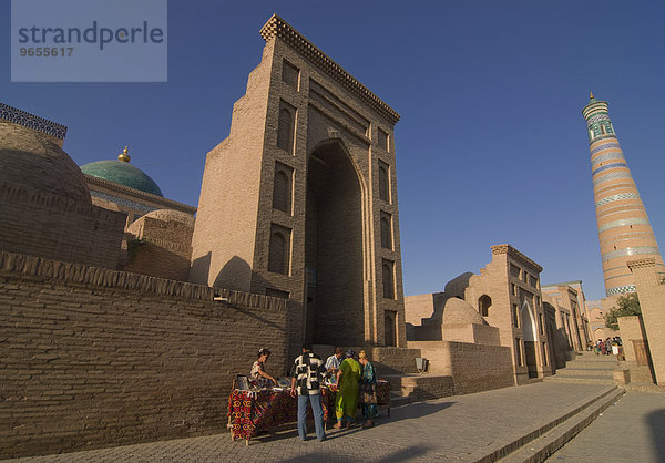 Mausoleum von Pahlavon Mahmud  in der Ichon Qala Festung  Khiva  Usbekistan  Zentralasien  Asien