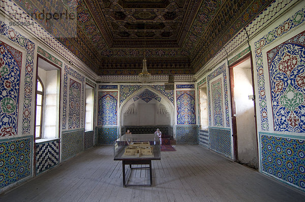 Innenaufnahme vom Khan's Palast  Khojand  Usbekistan  Zentralasien  Asien