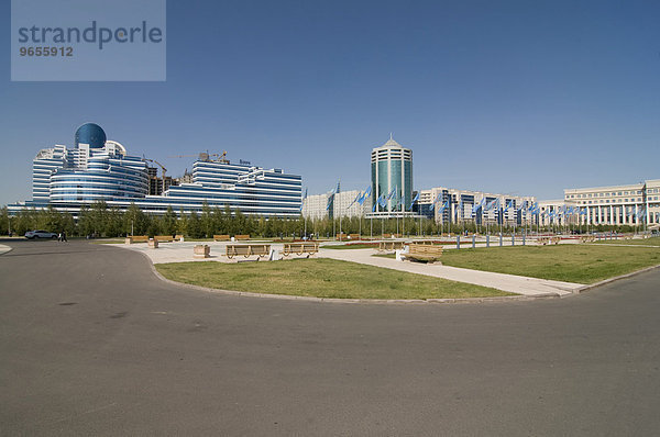 Moderne Architektur in Astana  Kasachstan  Zentralasien  Asien