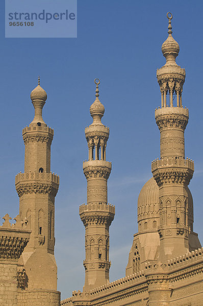 Minarette einer Moschee  Kairo  Ägypten  Afrika