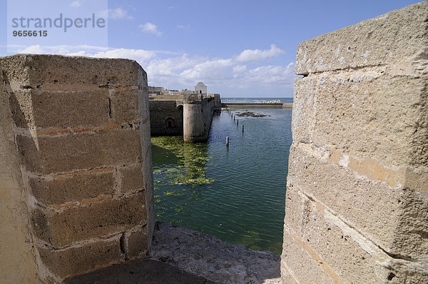 Die alte portugiesische Festung El Jadida  Unesco Weltkulturerbe  Marokko  Afrika