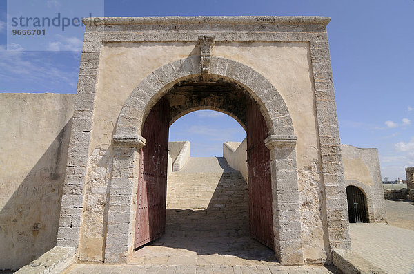 Die alte portugiesische Festung El Jadida  Unesco Weltkulturerbe  Marokko  Afrika