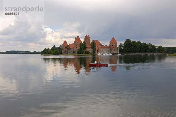 Burg Trakai  Litauen  Nordeuropa  Europa