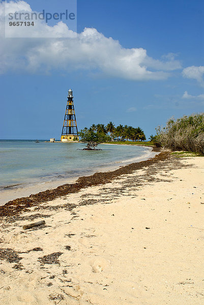 Leuchtturm von Cayo Jutias  Kuba  Karibik  Nordamerika
