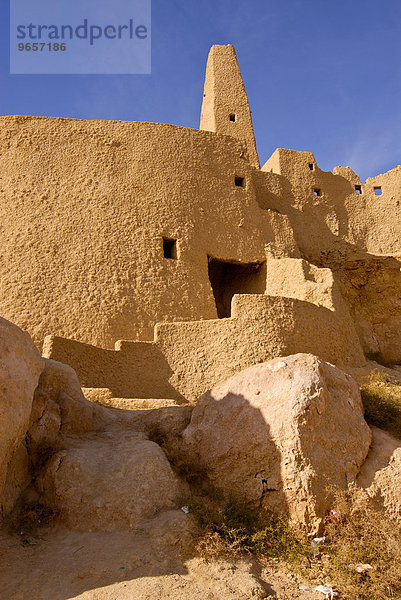 Tempel des Orakels  Oase Siwa  Ägypten  Afrika