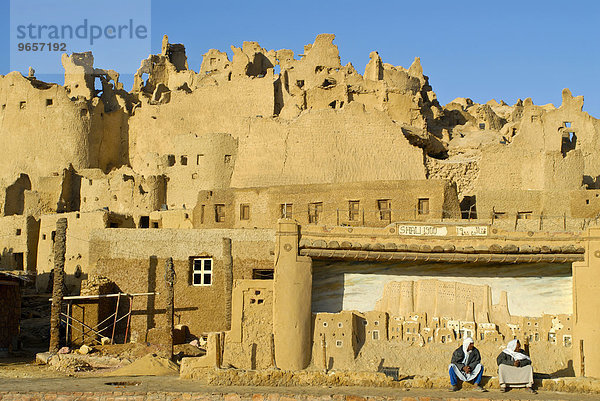 Ruinenstadt Siwa  Ägypten  Afrika