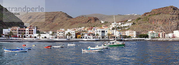 Hafen  Playa de Santiago  La Gomera  Kanarische Inseln  Spanien  Europa