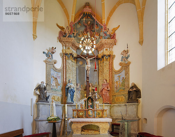 Altar in Klosterkirche  Paulinerkloster oder Ödes Kloster  Baumgarten  Nordburgenland  Burgenland  Österreich  Europa