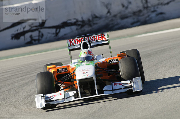 Vintantonio LIUZZI  ITA  im Force India VJM03 Boliden während Formel 1 Tests auf dem Circuito de Catalunya  Spanien  Europa