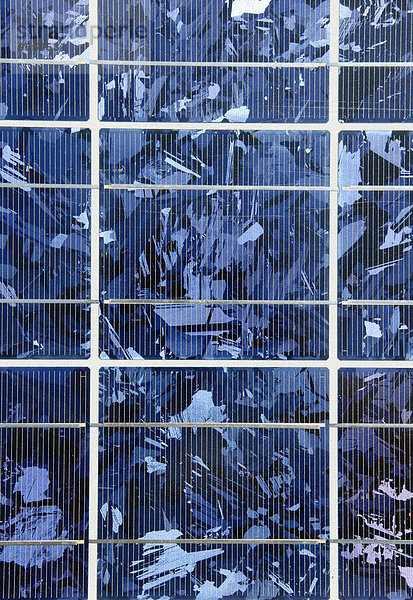 Close-Up einer Solarzelle