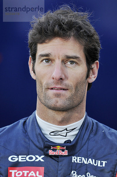 Portrait Mark Webber  AUS  Red Bull Racing