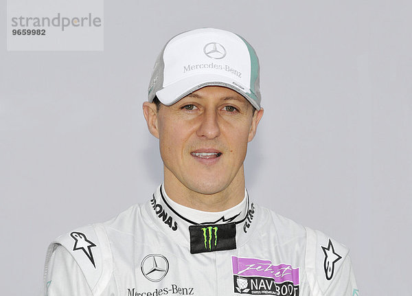 Michael Schumacher  GER  Mercedes GP bei Formel 1 Testfahrten auf dem Circuit Ricardo Tormo bei Valencia  Spanien  Europa