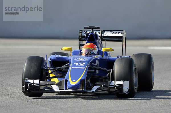 Felipe Nasr  BRA  Sauber C34  auf dem Circuit de Barcelona-Catalunya  Montmelo  Spanien  Europa