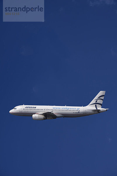 SX-DGD Aegean Airlines Airbus A320-232 im Flug