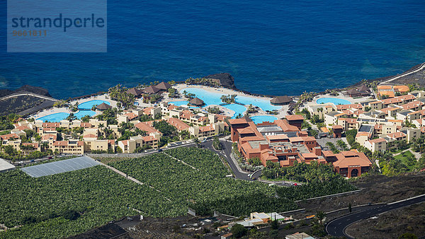 Hotelanlage  Hotel La Palma Teneguia Princess  Atlantikküste  Cerca Vieja  Las Indias  Fuencaliente  La Palma  Kanarische Inseln  Spanien  Europa