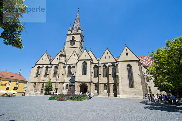 Evangelische Kirche  Piata Huet  Hermannstadt  Rumänien  Europa