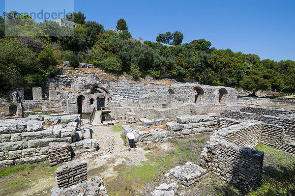 Römische Ruinen  UNESCO Weltkulturerbe  Butrinto  Albanien  Europa
