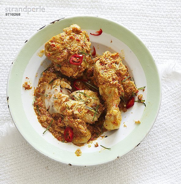 Chicken Kapitan (Hähnchencurry  Malaysia)