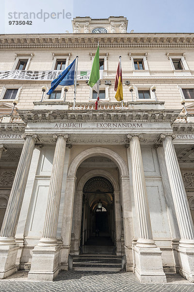 Regierungsgebäude  Palazzo di Montecitorio  Rom  Italien  Europa