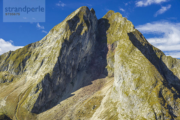 Ostseite der Höfats  2259m  Allgäuer Alpen  Allgäu  Bayern  Deutschland  Europa