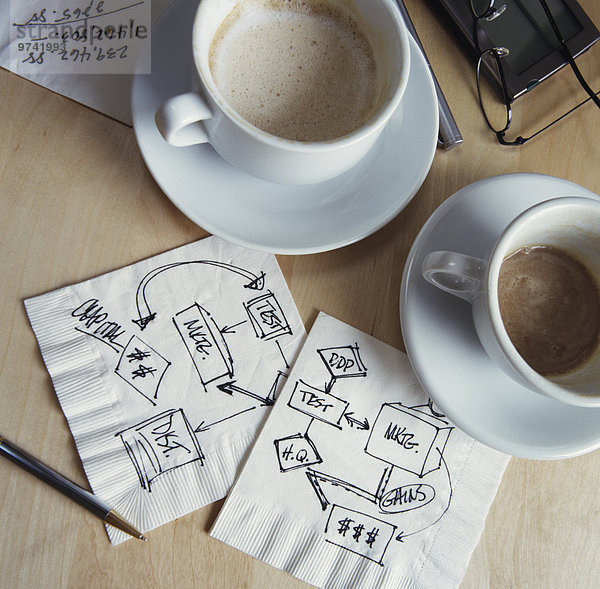 Tasse Zeichnung Kaffee