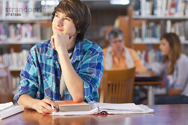 tagträumen Bibliotheksgebäude Student